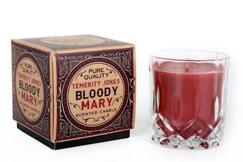 Bloody Mary Kerze im Glas