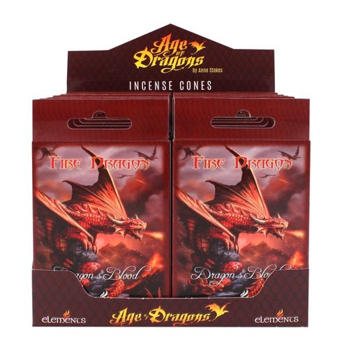 Anne Stokes Collection Räucherkegel -  Fire Dragon